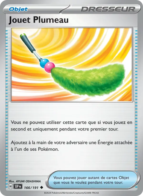 Jouet Plumeau #166 — Étincelles Déferlantes (Reverse Holo)