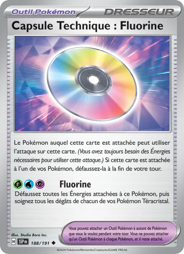 Capsule Technique : Fluorine #188 — Étincelles Déferlantes (Reverse Holo)