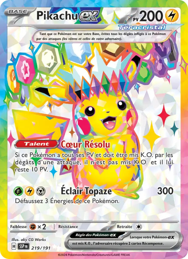 Pikachu ex #219