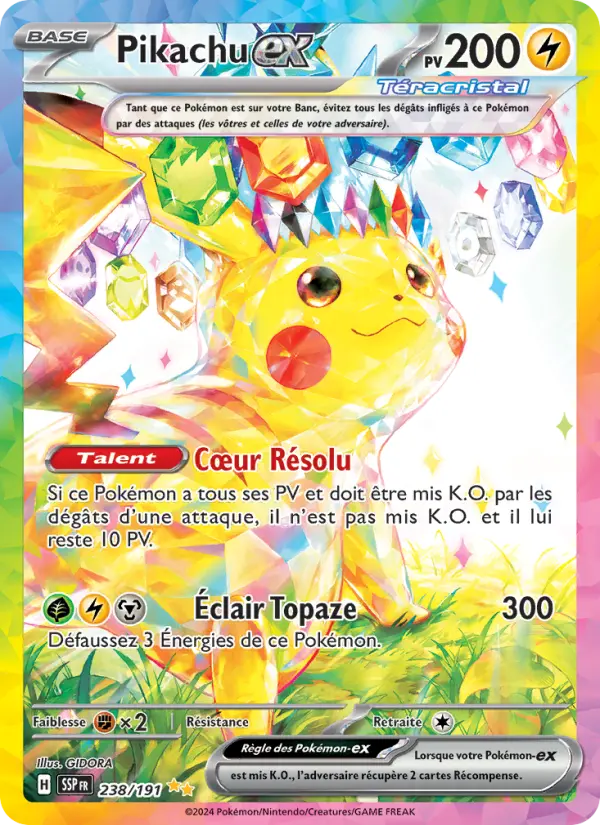 Pikachu ex #238