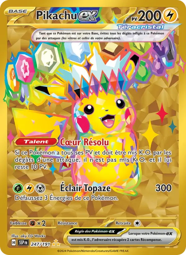 Pikachu ex #247