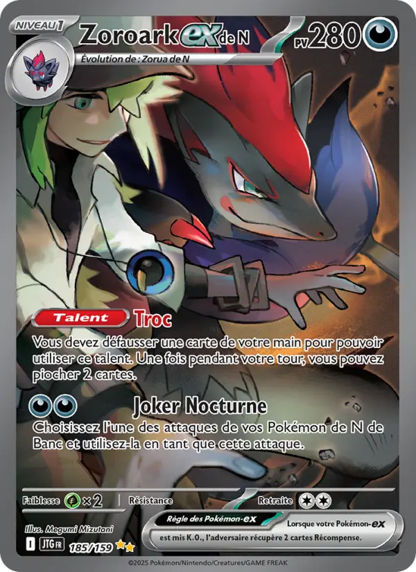 Zoroark ex de N #185 — Aventures Ensemble
