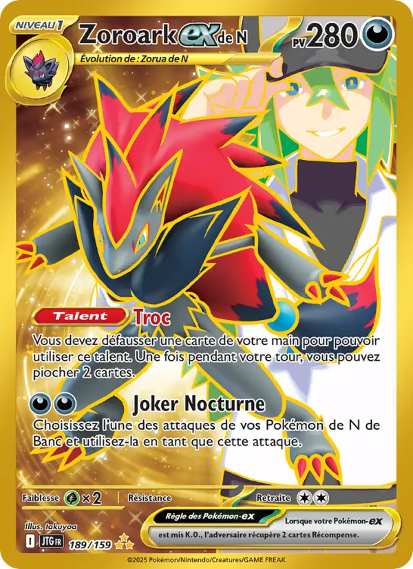 Zoroark ex de N #189