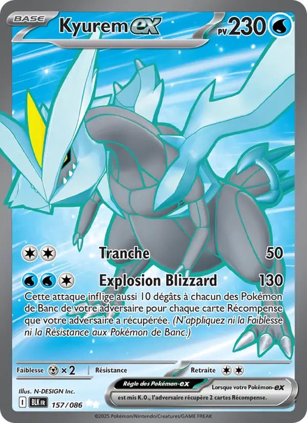 Kyurem EX #157