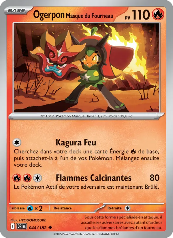 Ogerpon Masque du Fourneau #044 — Rivalités Destinées