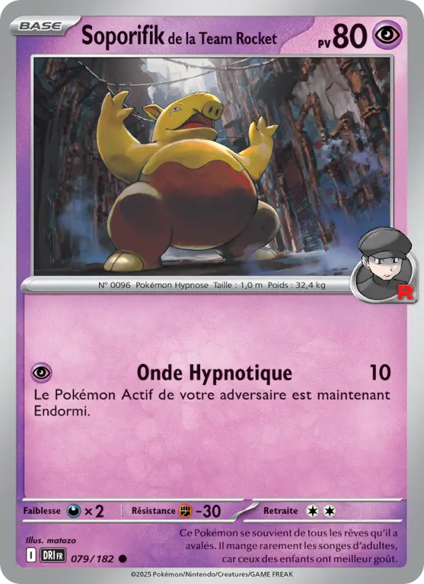 Soporifik de la Team Rocket #079 — Rivalités Destinées