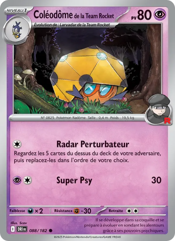 Coléodôme de la Team Rocket #088