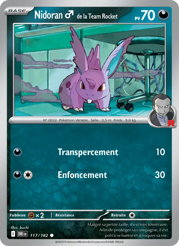 Nidoran♂ de la Team Rocket #117