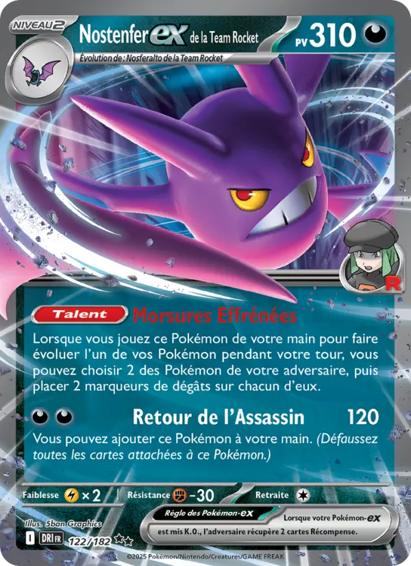Nostenfer ex de la Team Rocket #122