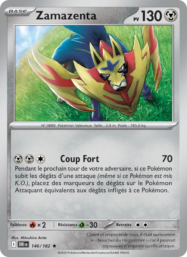 Zamazenta #146 — Rivalités Destinées (Reverse Holo)