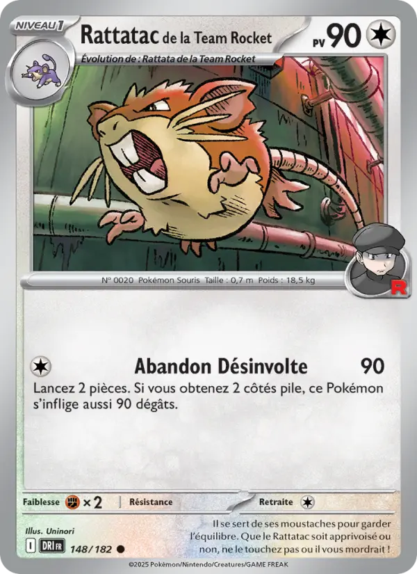 Rattatac de la Team Rocket #148