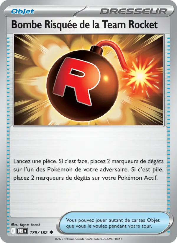 Bombe Risquée de la Team Rocket #179