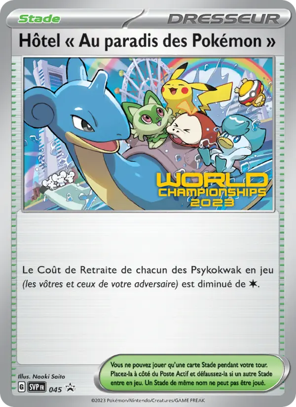 Hôtel " Au paradis des Pokémon " #045