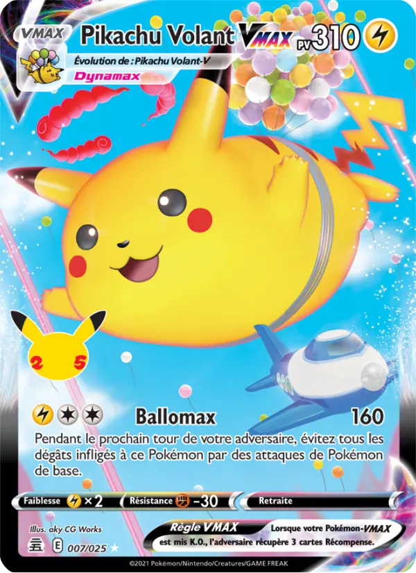 Pikachu Volant VMAX #007