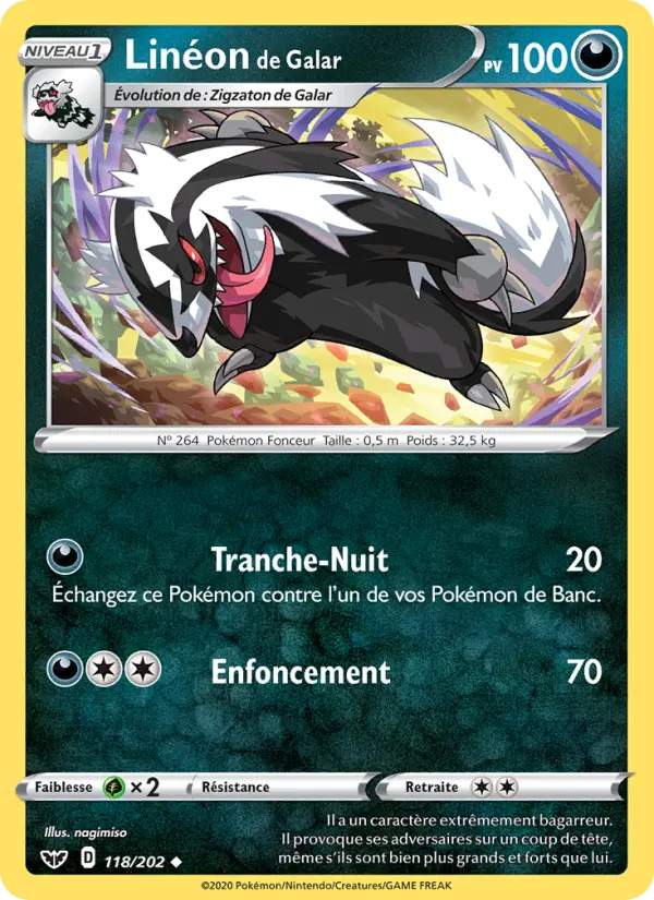 Galarian Linoone #118