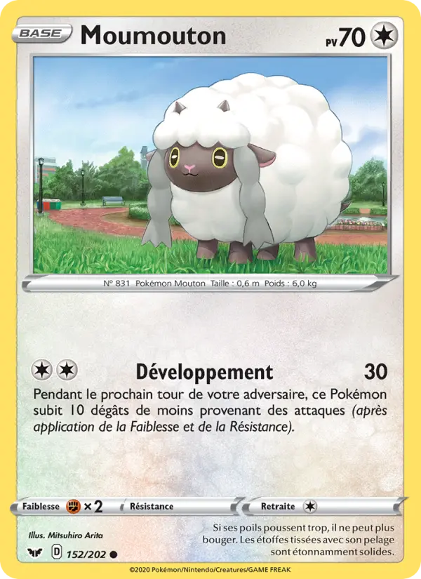 Moumouton #152 — Épée et Bouclier (Reverse Holo)