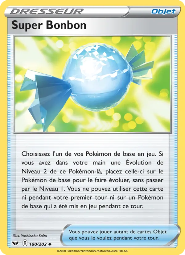 Super Bonbon #180 — Épée et Bouclier (Reverse Holo)