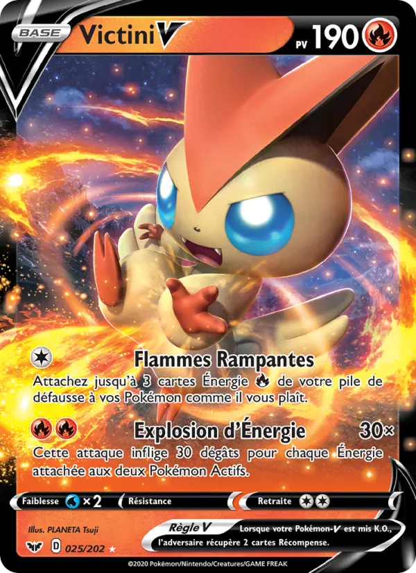 Victini V #25 — Épée et Bouclier