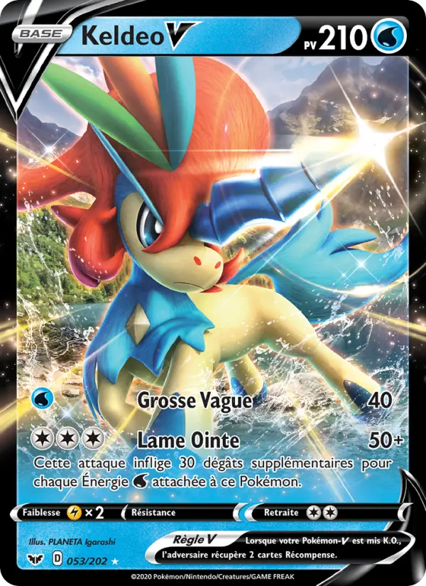 Keldeo V #53 — Épée et Bouclier