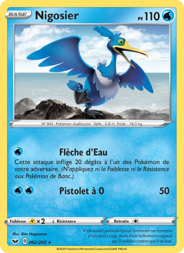 Nigosier #62 — Épée et Bouclier (Reverse Holo)