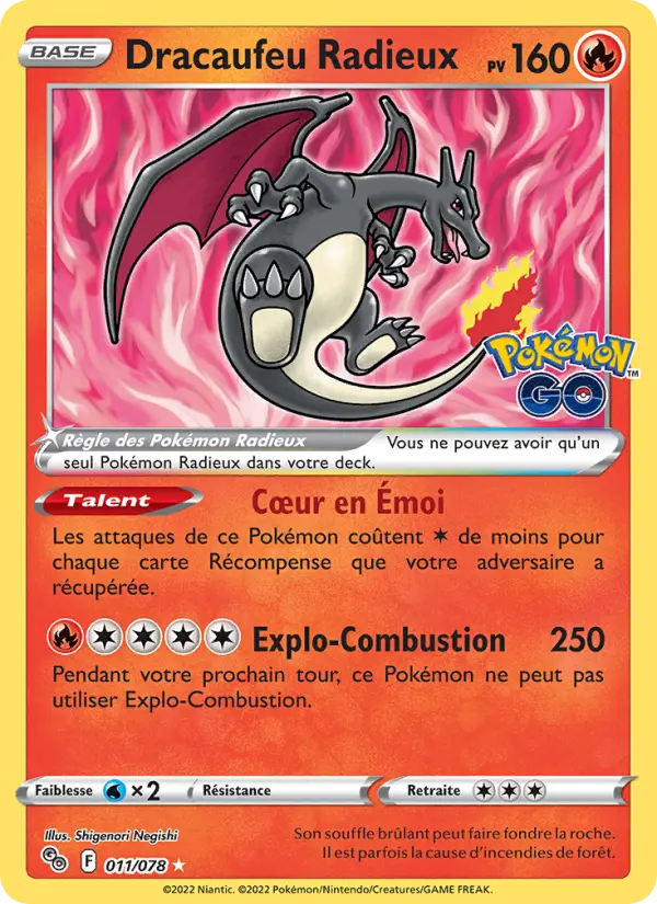 Dracaufeu Radieux #011