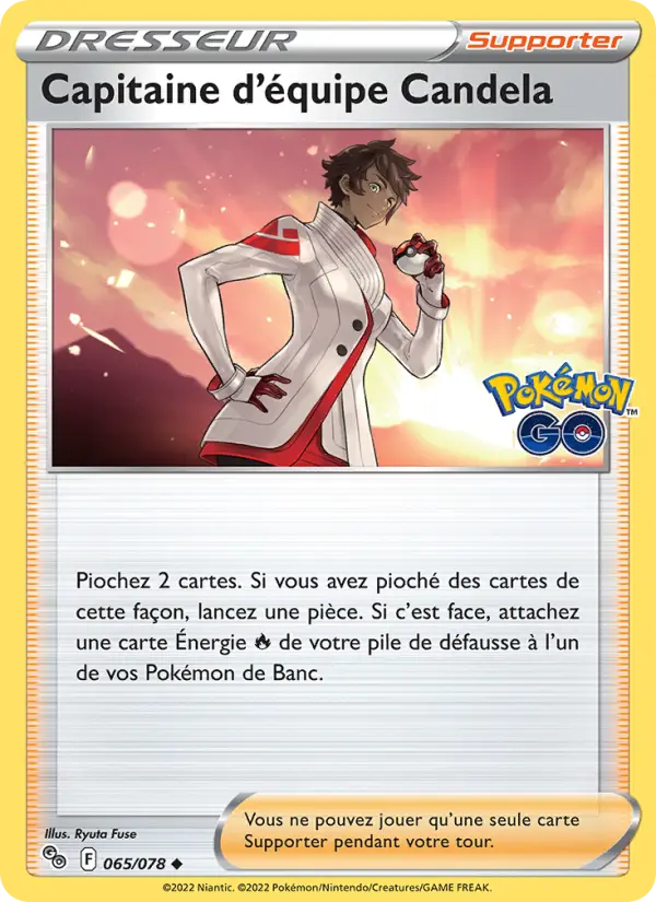 Capitaine d'équipe Candela #065 — Pokémon GO