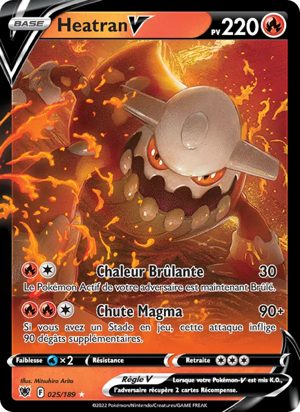 Heatran V #025 — Astres Radieux