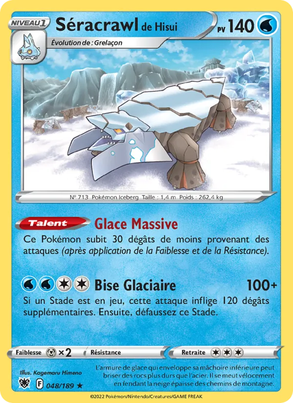 Séracrawl de Hisui #048 — Astres Radieux (Reverse Holo)