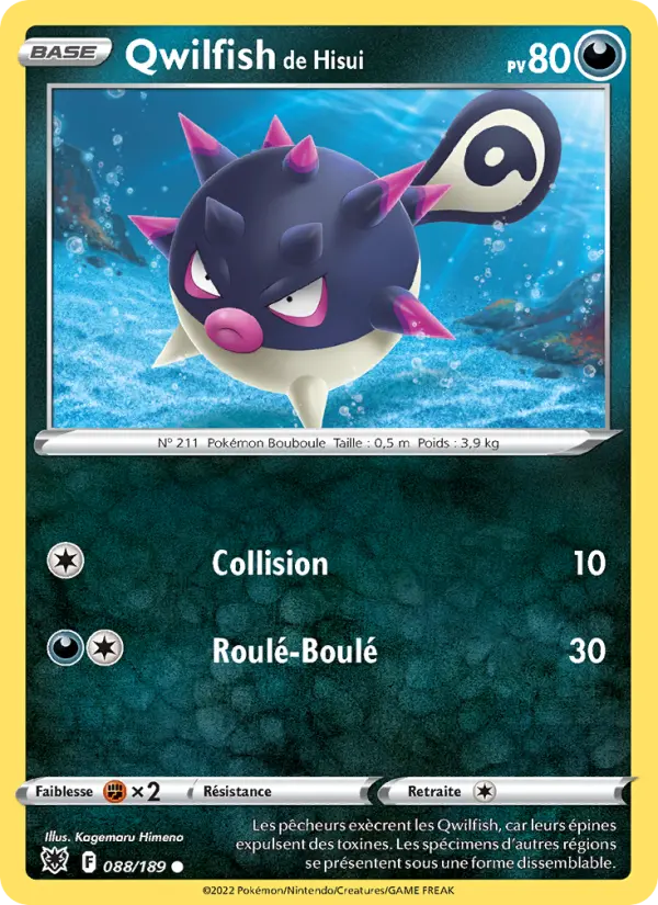 Qwilfish de Hisui #088