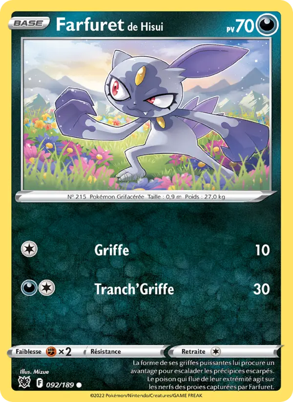 Farfuret de Hisui #092 — Astres Radieux (Reverse Holo)