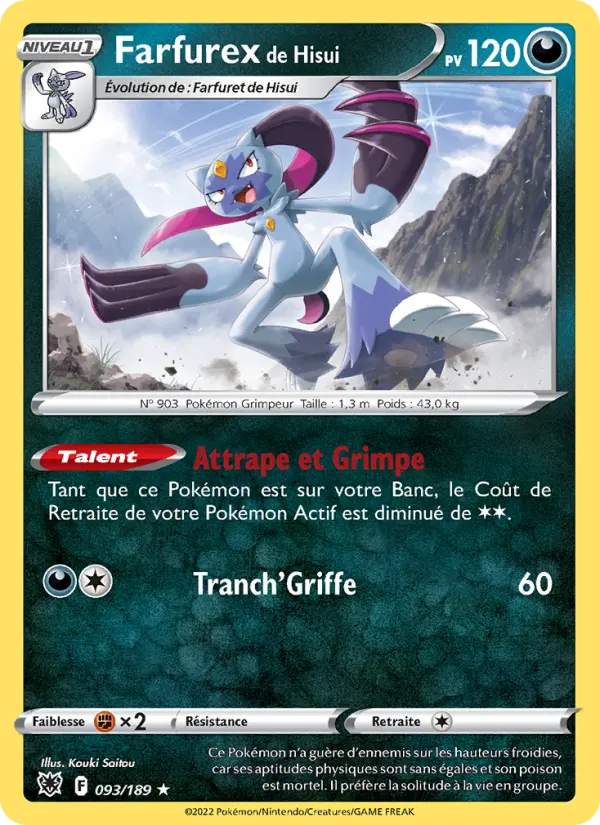 Farfurex de Hisui #093 — Astres Radieux