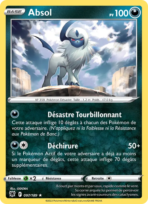 Absol #097 — Astres Radieux (Reverse Holo)