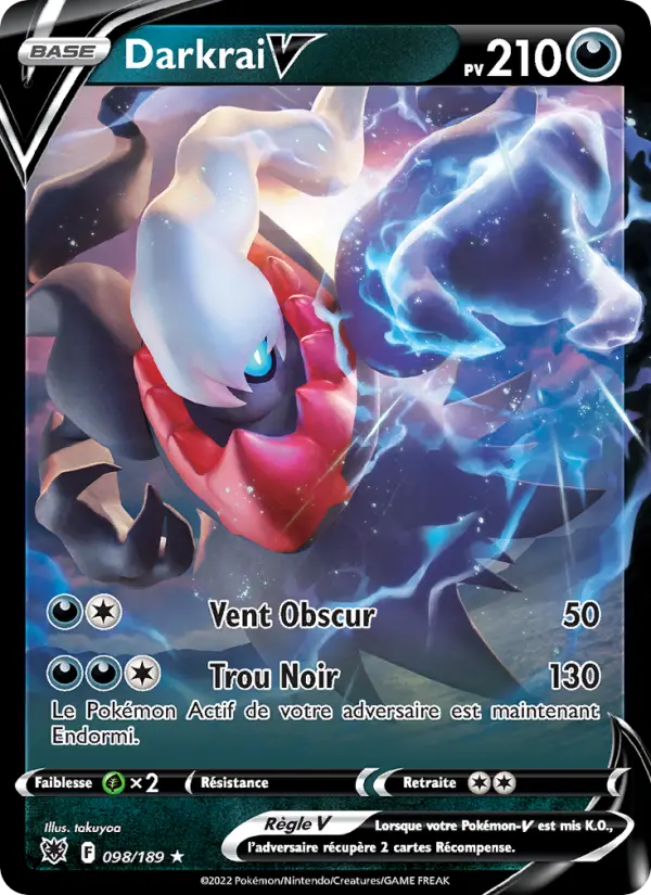 Darkrai V #098 — Astres Radieux