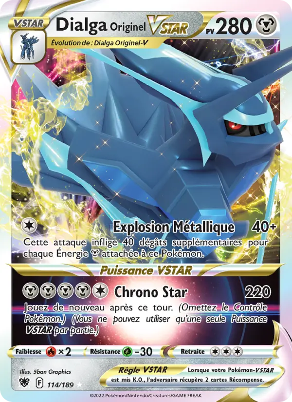 Origin Forme Dialga VSTAR #114