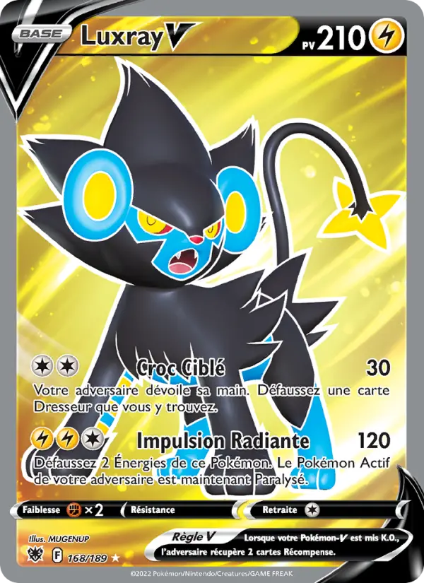 Luxray V #168 — Astres Radieux