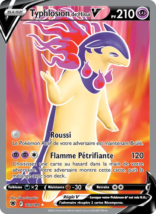 Typhlosion de Hisui V #169