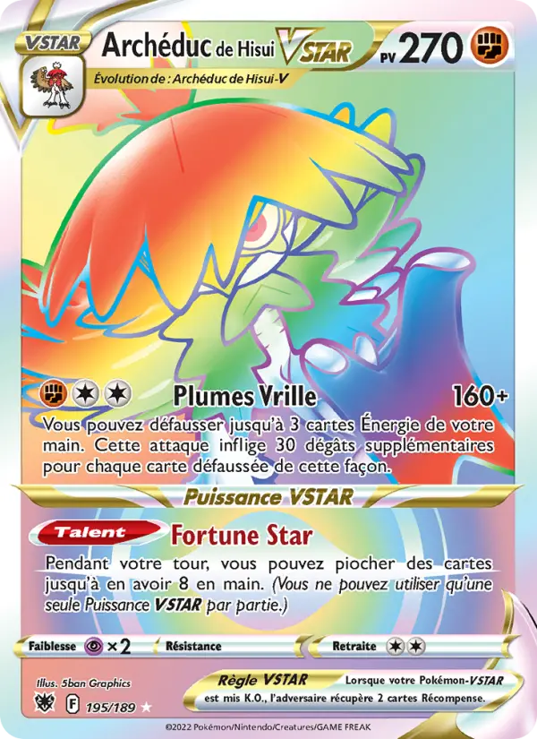 Archéduc de Hisui VSTAR #195