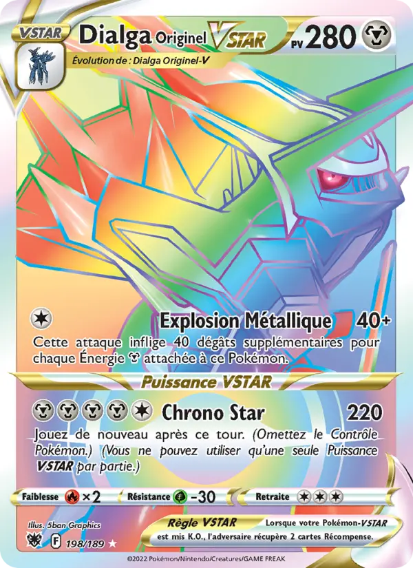 Origin Forme Dialga VSTAR #198