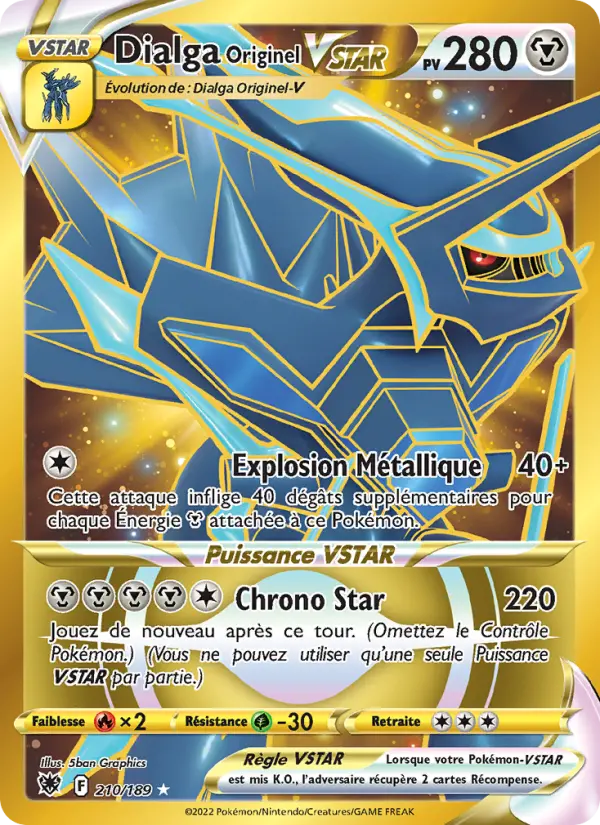 Origin Forme Dialga VSTAR #210