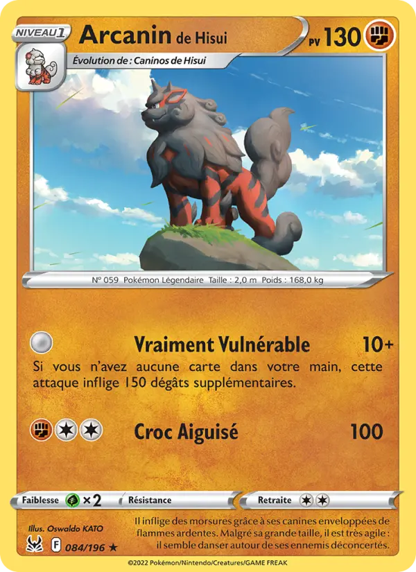 Arcanin de Hisui #084 — Origine Perdue