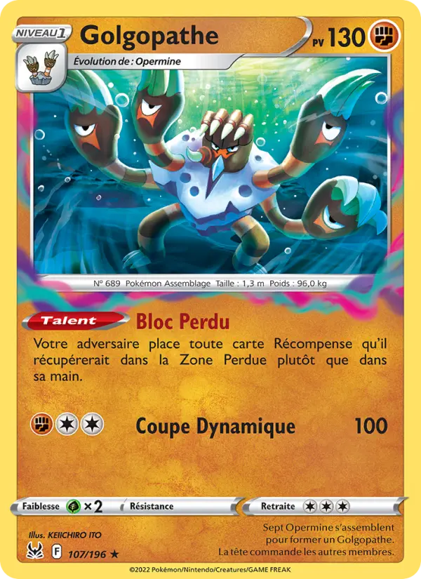 Golgopathe #107 — Origine Perdue (Reverse Holo)