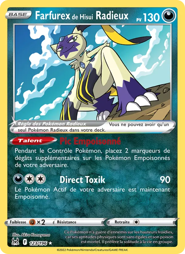 Farfurex de Hisui Radieux #123 — Origine Perdue