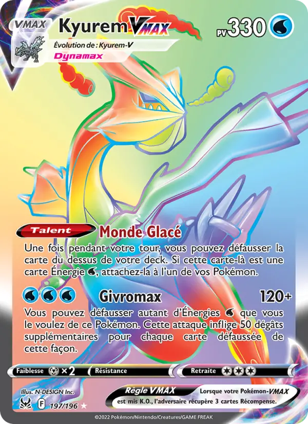 Kyurem VMAX #197 — Origine Perdue