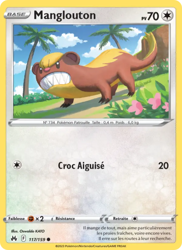 Manglouton #117 — Zénith Suprême (Reverse Holo)