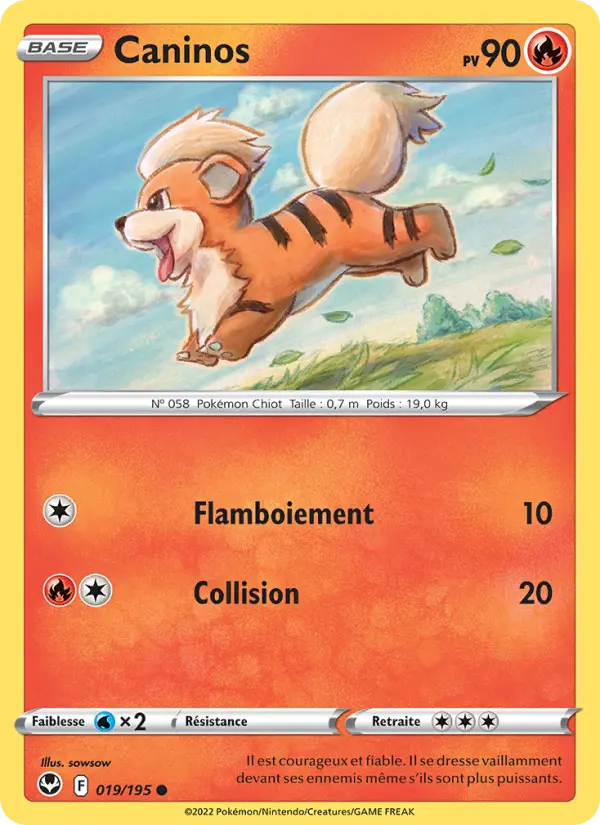 Caninos #019 — Tempête Argentée (Reverse Holo)