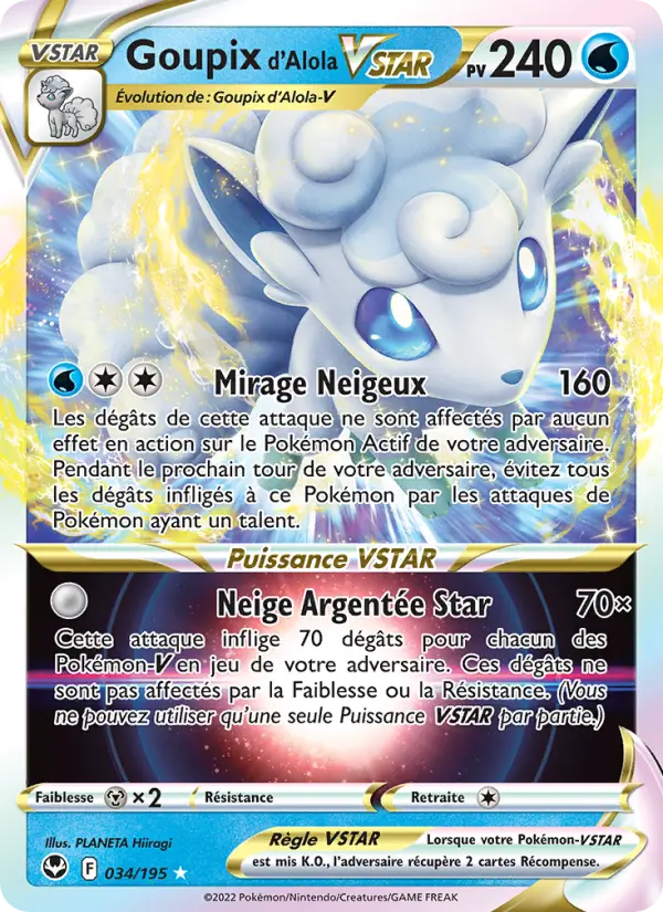 Alolan Vulpix VSTAR #034