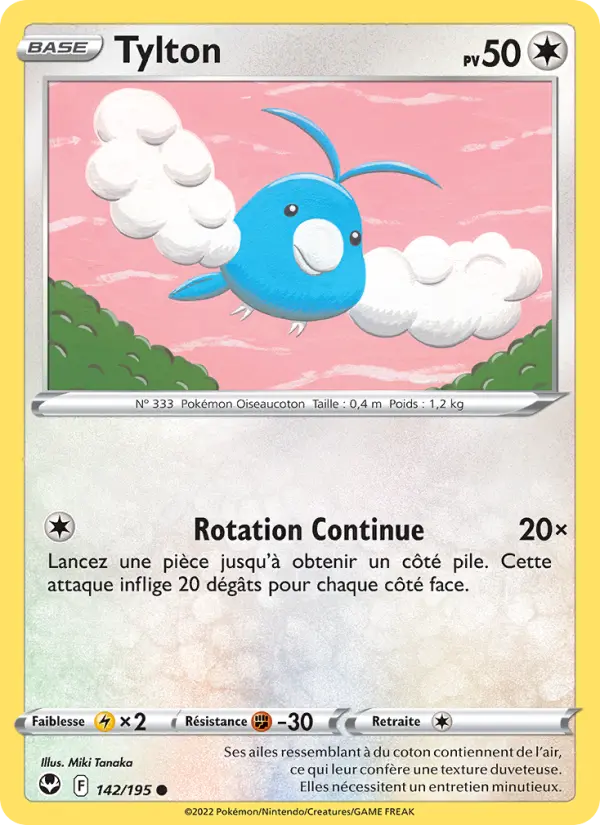 Tylton #142 — Tempête Argentée (Reverse Holo)