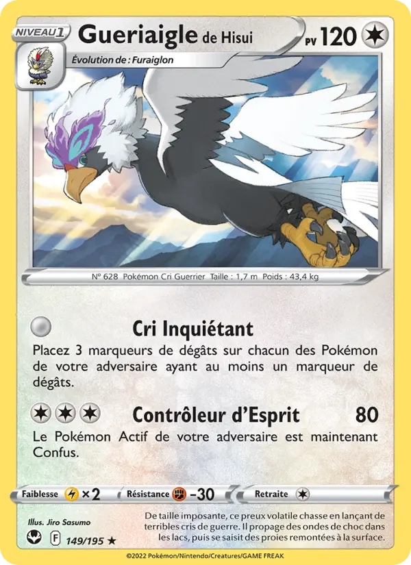 Gueriaigle de Hisui #149 — Tempête Argentée