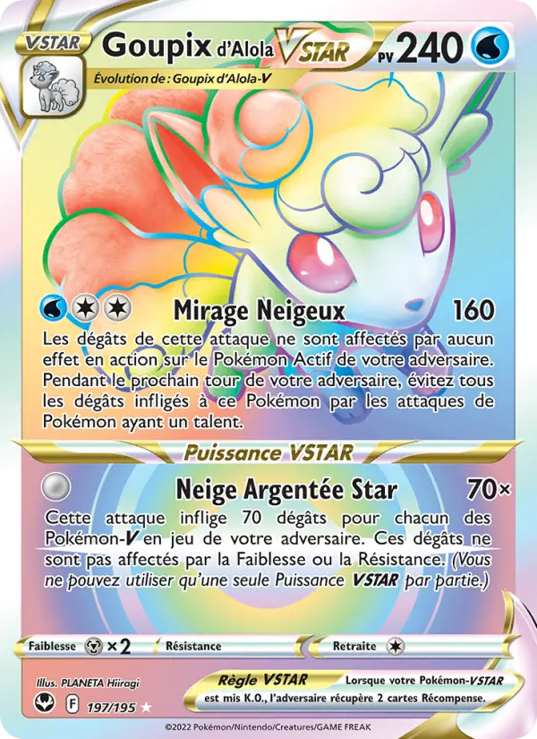 Alolan Vulpix VSTAR #197