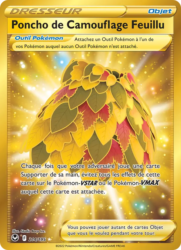 Poncho de Camouflage Feuillu #214